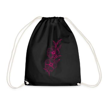 Florist Flower Plant Nature Gardener - Drawstring Bag - black - Front