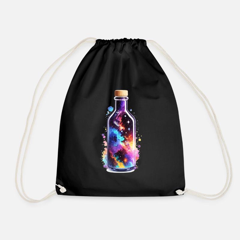 Bouteille spatiale - Sac de sport léger - noir