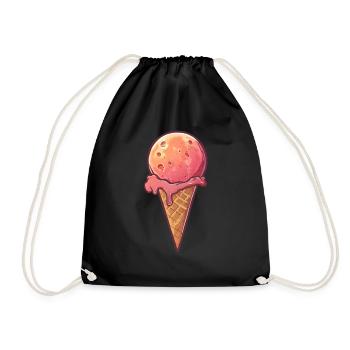 Ice Planet Mars - Drawstring Bag - black - Front