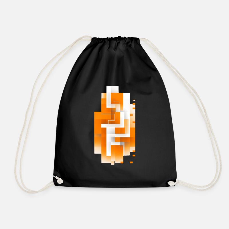 Majestic Flame - Drawstring Bag - black