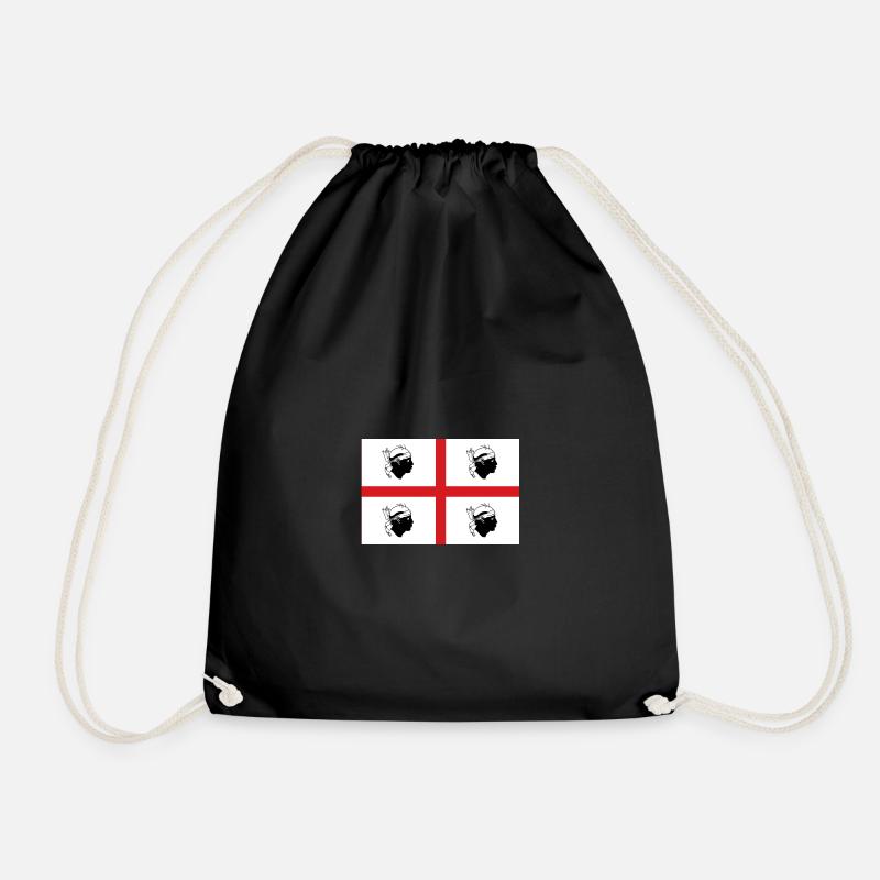 Quattro Mori Calvi - Drawstring Bag - black