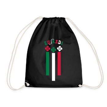 Euskadi croix Basque - Sac de sport léger - noir - Devant