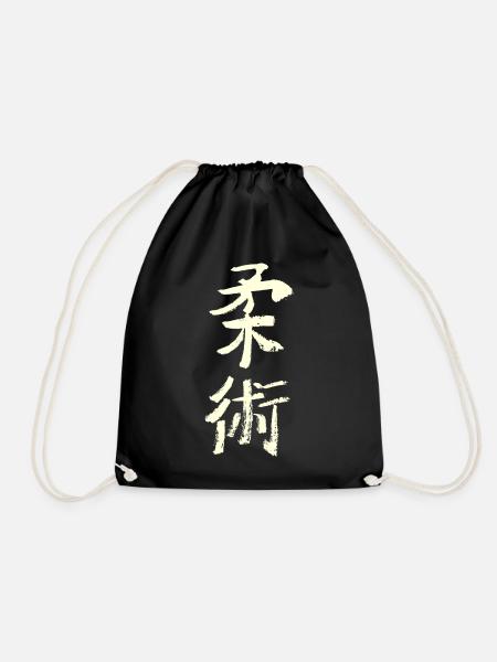 Jiujitsu - Japanisch - Turnbeutel - Schwarz