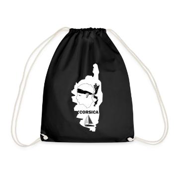 Voilier Corse Ile Voilier Corse France - Sac de sport léger - noir - Devant