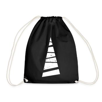 Christmas Tree - Weihnachtsbaum - Weihnachten - Drawstring Bag - black - Front