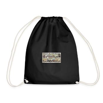Cologne Guide: 6 Things Cologne People Don't Like - Drawstring Bag - black - Front