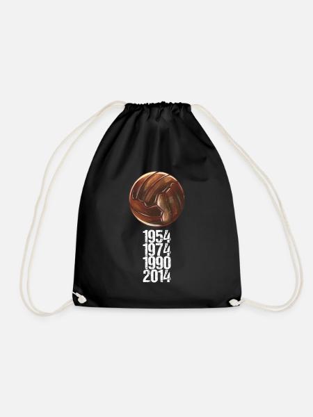 Fußball Fan Tradition Fanartikel Geschenk - Turnbeutel - Schwarz