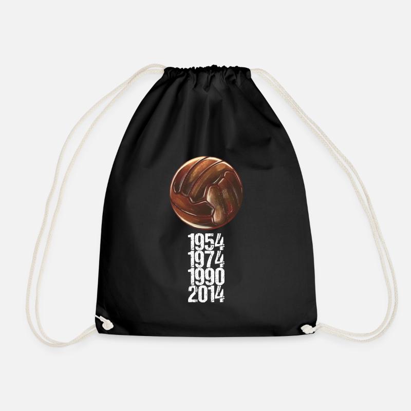 Fußball Fan Tradition Fanartikel Geschenk - Turnbeutel - Schwarz