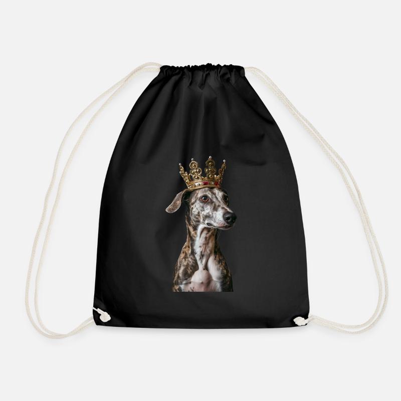 Whippet - Turnbeutel - Schwarz