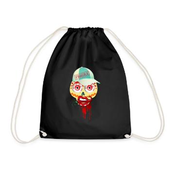 Hold On - Drawstring Bag - black - Front