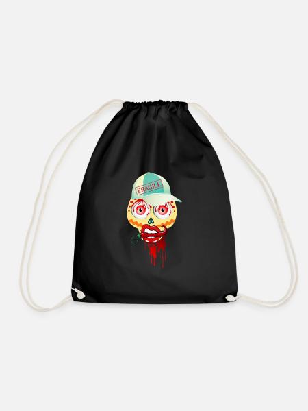 Hold On - Drawstring Bag - black