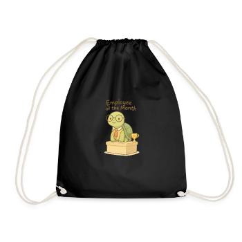Sweet Employee of the Month - Drawstring Bag - black - Front
