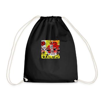 Warnanily - Drawstring Bag - black - Front