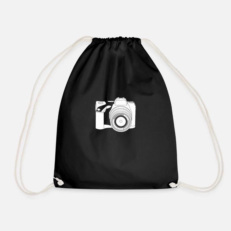 Lineart Camera - Turnbeutel - Schwarz