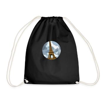 Tour Eiffel - Sac de sport léger - noir - Devant