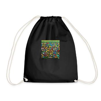 Œuf de Pâques - Sac de sport léger - noir - Devant