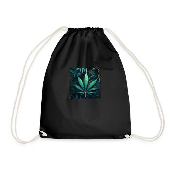 WeedClub Legalisierung 2023. Entkriminalisierung - Turnbeutel - Schwarz - Vorne
