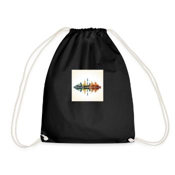 Horizon de Düsseldorf - Sac de sport léger - noir - Devant