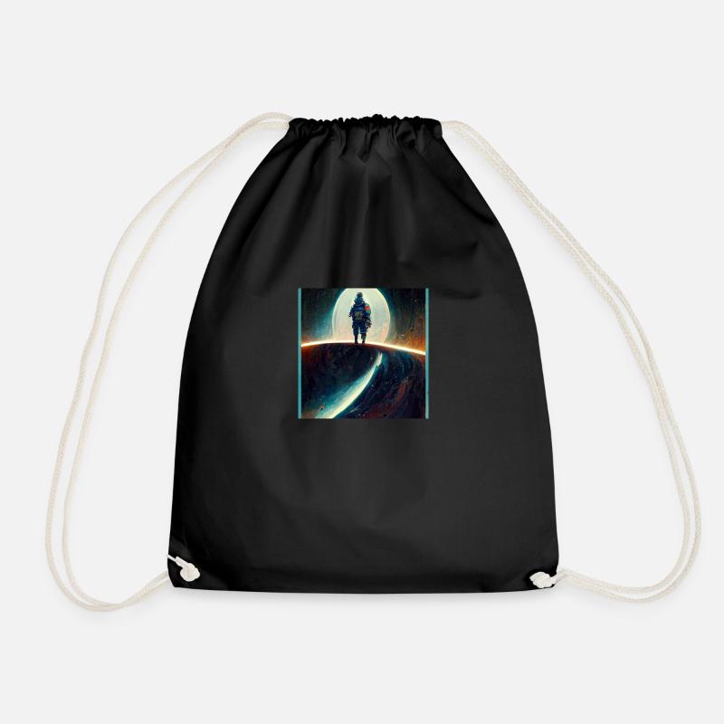 Ayleed Astronaut in The Galaxy - Turnbeutel - Schwarz