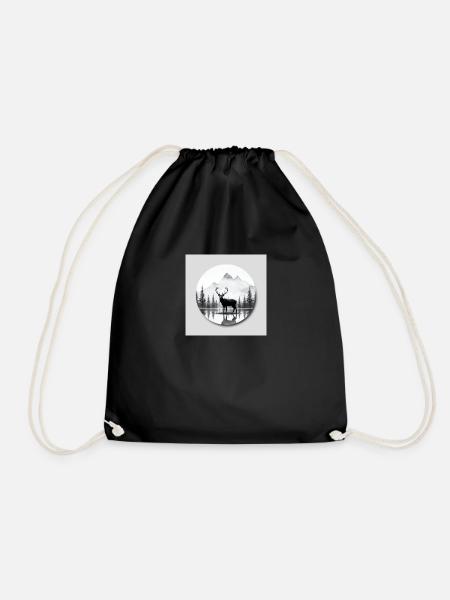 Cerf - Sac de sport léger - noir