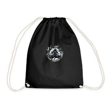 Shadow Ronin: Mystic Warrior - Drawstring Bag - black - Front