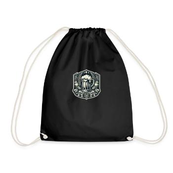 Amateurs de bière - Sac de sport léger - noir - Devant