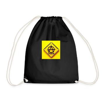 Ancap Anarchie - Turnbeutel - Schwarz - Vorne