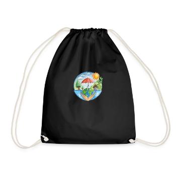 Protection du climat - Sac de sport léger - noir - Devant