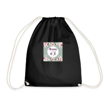 Mommy to be - Turnbeutel - Schwarz - Vorne