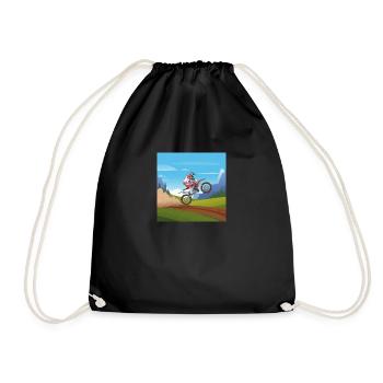 Moto, Mottocross, Moto, Vélo - Sac de sport léger - noir - Devant