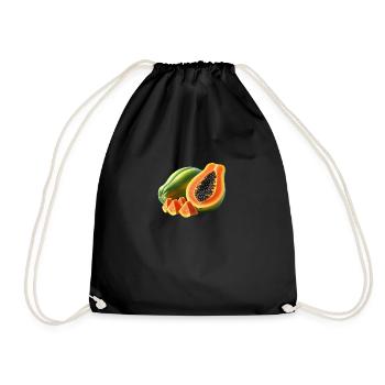 Papaye - Sac de sport léger - noir - Devant