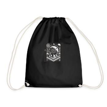 Pyramide Céleste - Astronomie - Sac de sport léger - noir - Devant