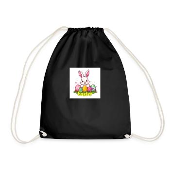 Ei Love Easter! - Turnbeutel - Schwarz - Vorne