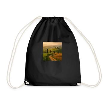 Beautiful scenery - Drawstring Bag - black - Front
