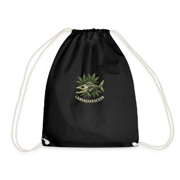 Cannabarracuda - Turnbeutel - Schwarz - Vorne
