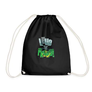 Mauritania Pride Loud N Proud - Drawstring Bag - black - Front
