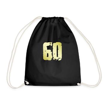 60 Nombre Vintage - Sac de sport léger - noir - Devant