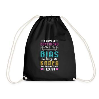 Funny K-Pop Lover K-Drama Korean - Turnbeutel - Schwarz - Vorne