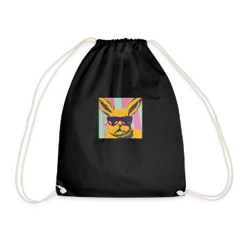 Cool - Drawstring Bag - black - Front