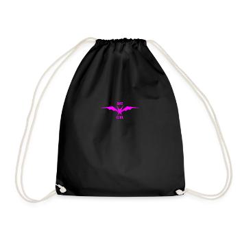 Bat Girl - Turnbeutel - Schwarz - Vorne