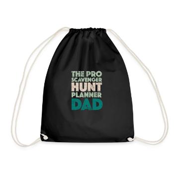 The Pro Scavenger Hunt Planner Dad - Turnbeutel - Schwarz - Vorne