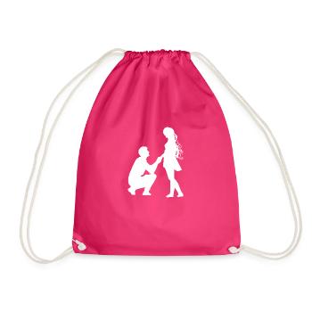 Demande en mariage - Sac de sport léger - fuchsia - Devant
