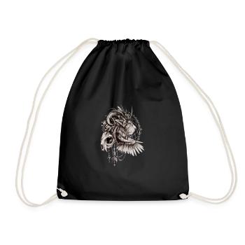 dream Catcher - Drawstring Bag - black - Front