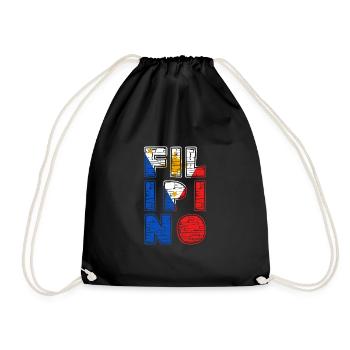 Philippines drapeau philippin fierté je cadeau - Sac de sport léger - noir - Devant