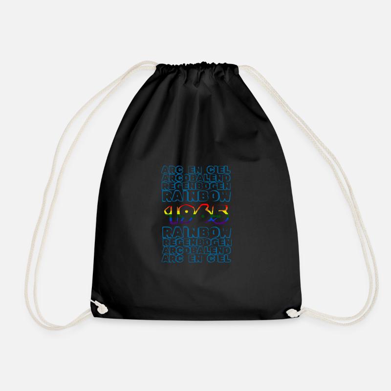 1965 - Drawstring Bag - black