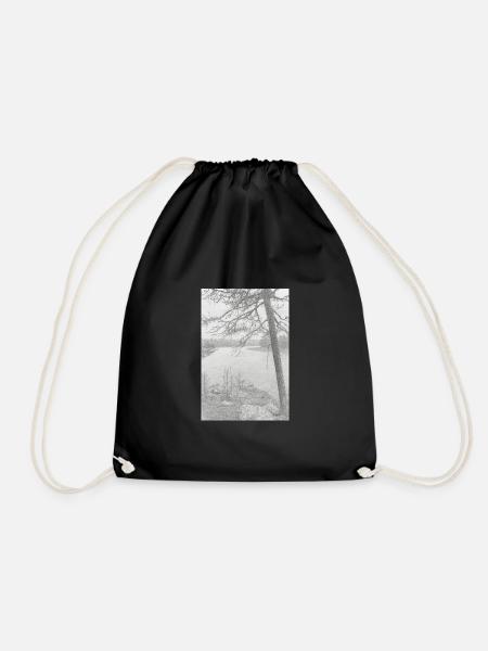 Nature - Drawstring Bag - black