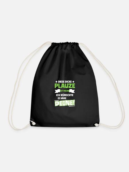 Humorous Saying Graphic for Friends - Drawstring Bag - black