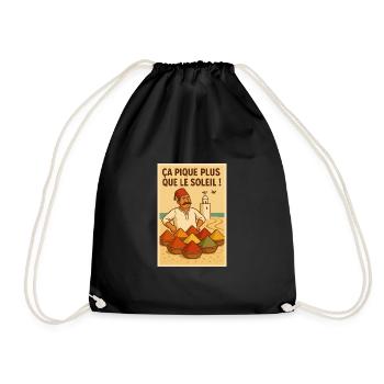 Sahara Spice Humor - Turnbeutel - Schwarz - Vorne