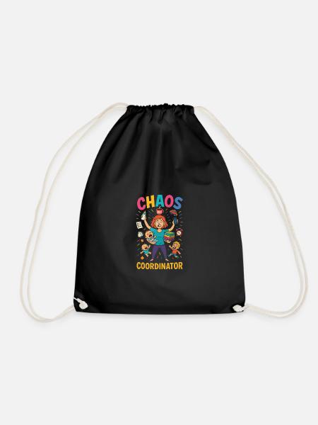 Chaos Coordinator – Lustiges Sprüche Shirt für Elt - Sportstaske - sort