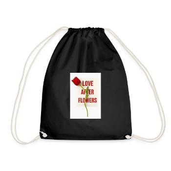 Love After Flowers Tulip Poétique - Sac de sport léger - noir - Devant